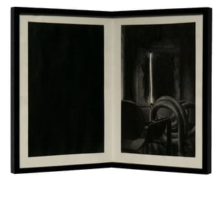 Paris Drawings - when the money disappears, Carol Bove and Mary Weatherford