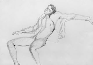 Zeichnung #2 aus der Serie „Lovers“
