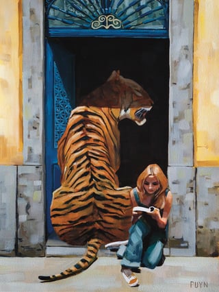 Girl with Tiger